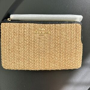 NEW! COACH LARGE STRAW WRISTLET